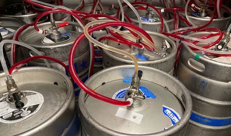 Tapworks Northwest cleaning lines at Temperate Habits Brewing in Mount Vernon